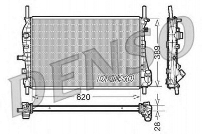 DENSO drm10073 -  Радиатор, охлаждение двигателя