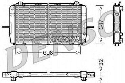 DENSO drm10080 -  Радиатор, охлаждение двигателя