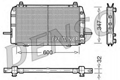 DENSO drm10084 -  Радиатор, охлаждение двигателя