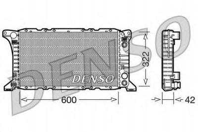 DENSO drm10092 -  Радиатор, охлаждение двигателя