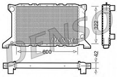 DENSO drm10098 -  Радиатор, охлаждение двигателя