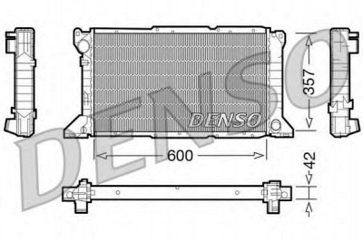 DENSO drm10100 -  Радиатор, охлаждение двигателя