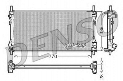 DENSO drm10104 -  Радиатор, охлаждение двигателя