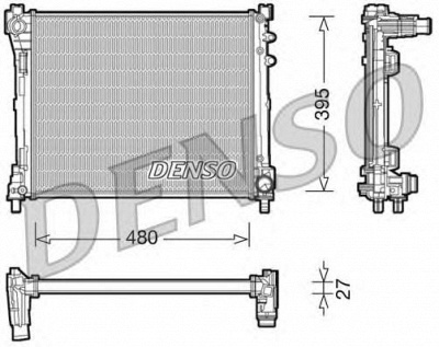 DENSO drm13014 - Радиатор, охлаждение двигателя