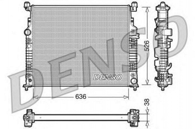 DENSO drm17006 -  Радиатор, охлаждение двигателя