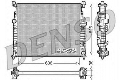DENSO drm17007 -  Радиатор, охлаждение двигателя