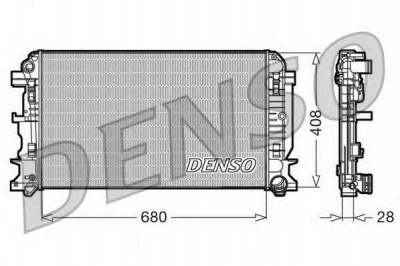 DENSO drm17009 -  Радиатор, охлаждение двигателя