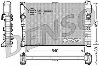 DENSO drm17014 -  Радиатор, охлаждение двигателя