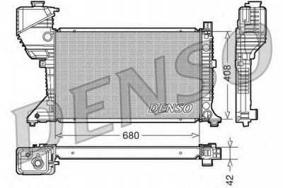DENSO drm17017 -  Радиатор, охлаждение двигателя