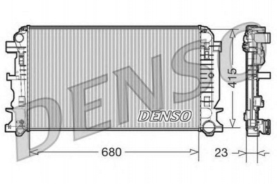 DENSO drm17018 -  Радиатор, охлаждение двигателя
