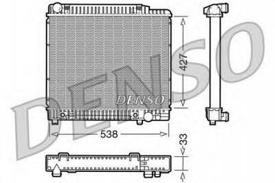DENSO drm17022 -  Радиатор, охлаждение двигателя