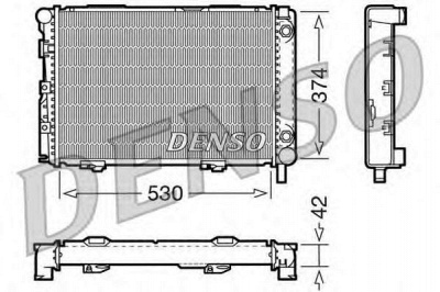 DENSO drm17026 -  Радиатор, охлаждение двигателя