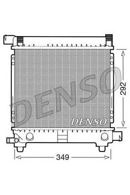 DENSO drm17028 -  Радиатор, охлаждение двигателя