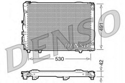 DENSO drm17030 -  Радиатор, охлаждение двигателя