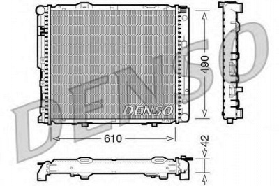 DENSO drm17033 -  Радиатор, охлаждение двигателя