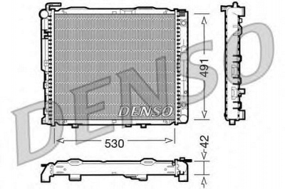 DENSO drm17037 -  Радиатор, охлаждение двигателя