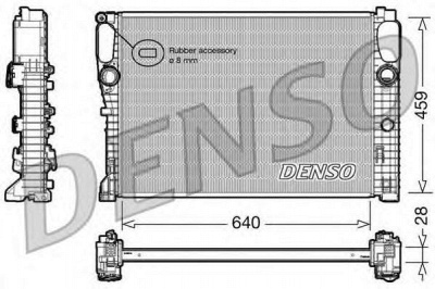 DENSO drm17042 -  Радиатор, охлаждение двигателя