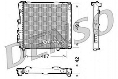 DENSO drm17052 -  Радиатор, охлаждение двигателя
