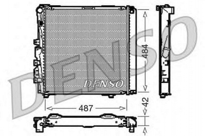 DENSO drm17053 -  Радиатор, охлаждение двигателя
