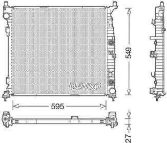 DENSO drm17055 -  Радиатор, охлаждение двигателя