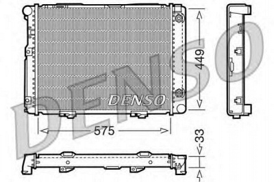 DENSO drm17061 -  Радиатор, охлаждение двигателя