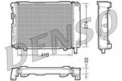 DENSO drm17062 -  Радиатор, охлаждение двигателя