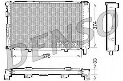 DENSO drm17064 -  Радиатор, охлаждение двигателя