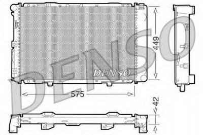 DENSO drm17065 -  Радиатор, охлаждение двигателя