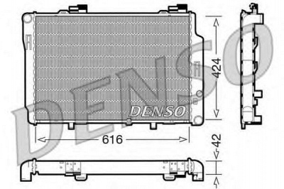 DENSO drm17072 -  Радиатор, охлаждение двигателя