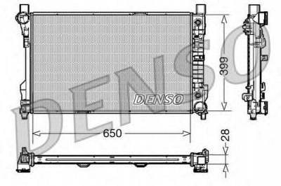 DENSO drm17079 -  Радиатор, охлаждение двигателя