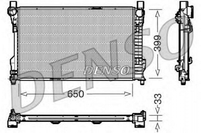 DENSO drm17082 -  Радиатор, охлаждение двигателя