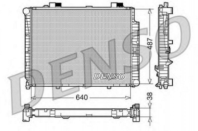 DENSO drm17085 -  Радиатор, охлаждение двигателя