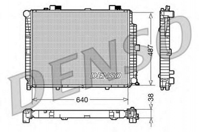 DENSO drm17086 -  Радиатор, охлаждение двигателя