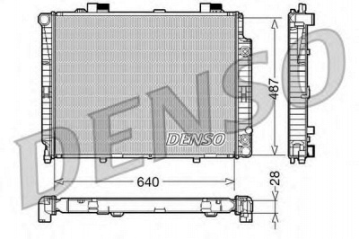 DENSO drm17088 -  Радиатор, охлаждение двигателя