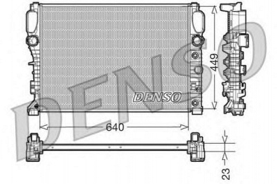 DENSO drm17090 -  Радиатор, охлаждение двигателя