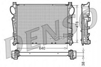 DENSO drm17094 -  Радиатор, охлаждение двигателя