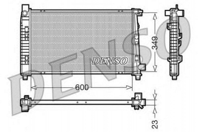 DENSO drm17100 -  Радиатор, охлаждение двигателя