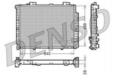 DENSO drm17101 -  Радиатор, охлаждение двигателя