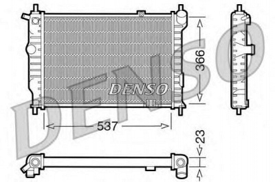 DENSO drm20011 -  Радиатор, охлаждение двигателя