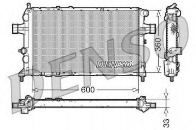 DENSO drm20018 -  Радиатор, охлаждение двигателя