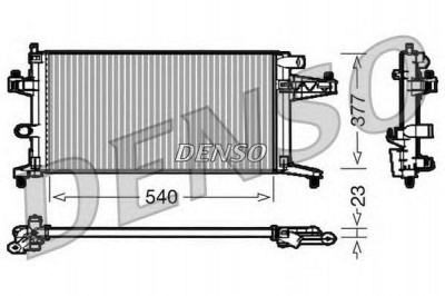 DENSO drm20038 -  Радиатор, охлаждение двигателя