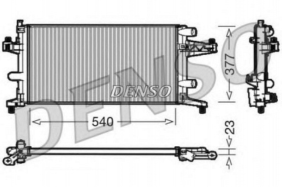 DENSO drm20040 -  Радиатор, охлаждение двигателя
