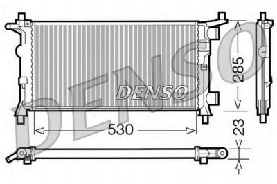 DENSO drm20041 -  Радиатор, охлаждение двигателя