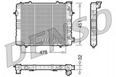 DENSO drm20050 -  Радиатор, охлаждение двигателя