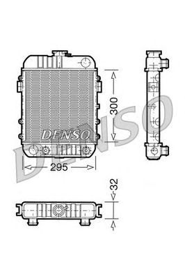 DENSO drm20061 -  Радиатор, охлаждение двигателя
