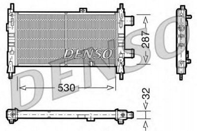DENSO drm20065 -  Радиатор, охлаждение двигателя