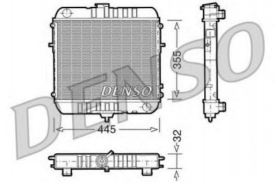 DENSO drm20072 -  Радиатор, охлаждение двигателя