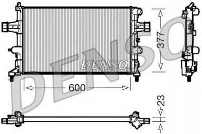 DENSO drm20081 -  Радиатор, охлаждение двигателя