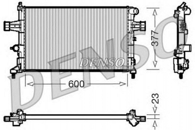 DENSO drm20083 -  Радиатор, охлаждение двигателя
