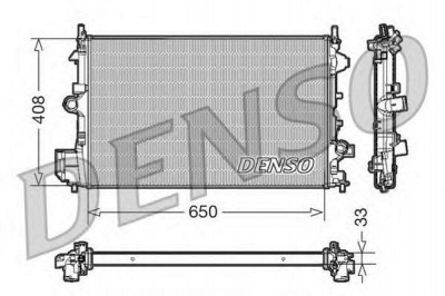 DENSO drm20088 -  Радиатор, охлаждение двигателя